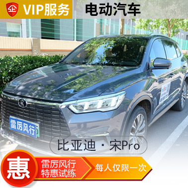 [新能源]比亚迪宋Pro纯电VIP汽车陪练