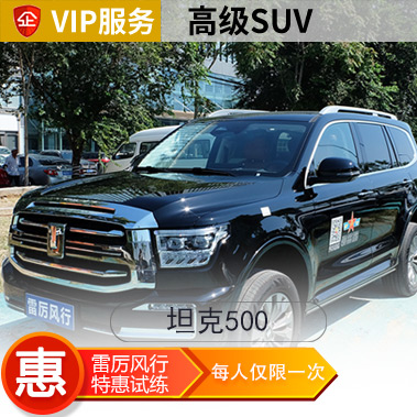 [高端车型]坦克500 VIP汽车陪练